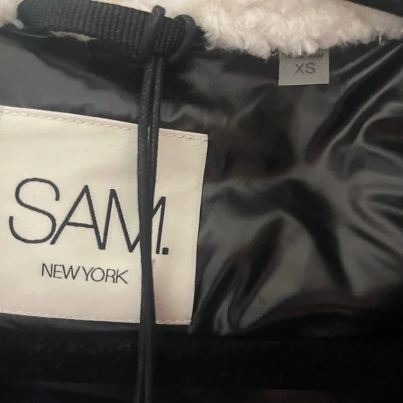 NWT, SAM Jacket, Orange and White Women's Jacket - Picture 8 of 8